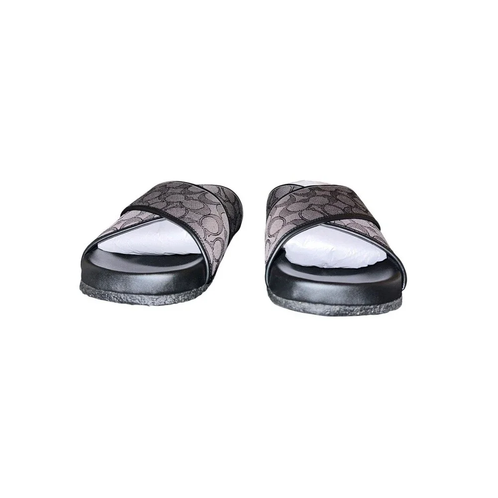 Coach Men’s Crossover Sandal Charcoal/Black CA158 CQ/BK 11002151JAX Sz 13 EU 47